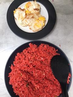 Foto resep Nasi goreng merah khas makassar