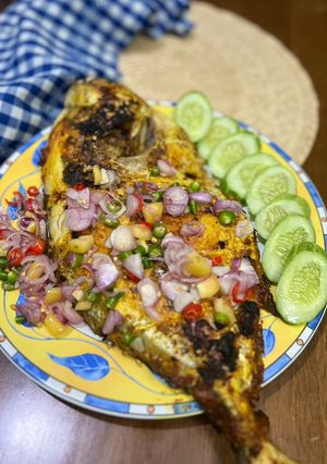 Foto resep Ikan Kuwe Panggang