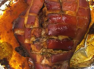 Una foto de Cuarto de cerdo al horno