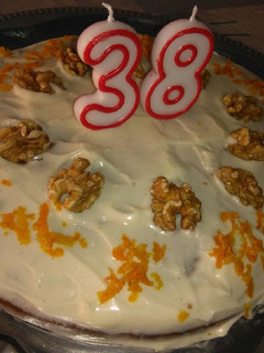 Una foto de Carrot cake