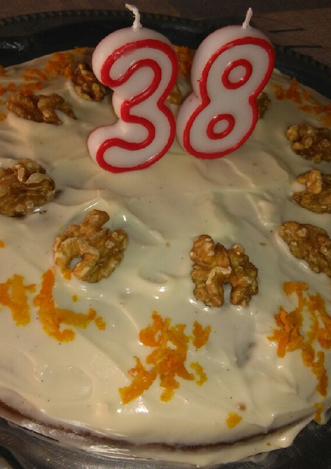 Una foto de Carrot cake