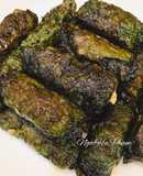 Chả thịt đậu cuộn lá lốt