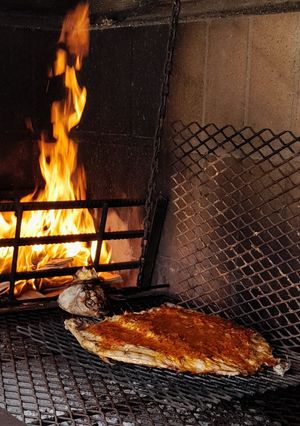 Una foto de Sábalo a la parrilla