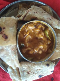 சப்பாத்தி வித் சோயா குருமா செய்முறை முக்கிய புகைப்படம்