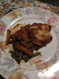 Verduras salteadas con pollo
