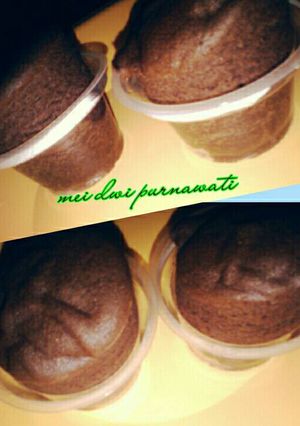 Foto resep Steamed brownies cup