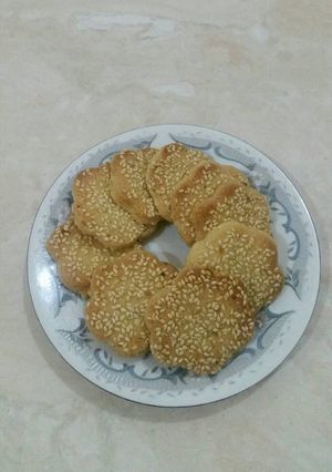 صورة لوصفة كوكيز بالسمسم 😋