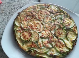 Una foto de Tortilla de Zapallo Italiano/ Método Grez