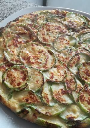 Una foto de Tortilla de Zapallo Italiano/ Método Grez