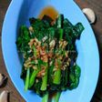 Pakcoy siram bawang putih