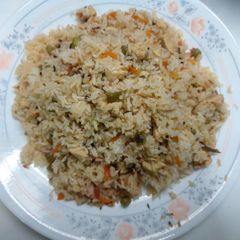 Chicken veggies polaw A picture of Chicken veggies polaw.