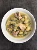 Pollo guisado con verduras