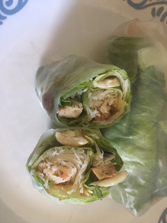 A picture of Fresh Spring Roll #summerchallenge1.