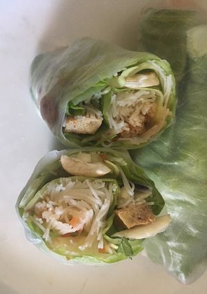 A picture of Fresh Spring Roll #summerchallenge1.