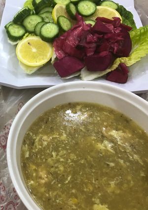 صورة لوصفة شوربه الذُره