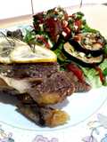 Bife ancho con ensalada y una idea