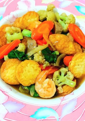 Foto resep Sapo Tofu Udang