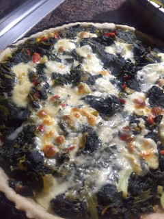 Una foto de Tarta de acelga (masa casera)