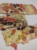 Masa pizza sin levadura