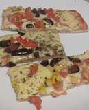 Masa pizza sin levadura