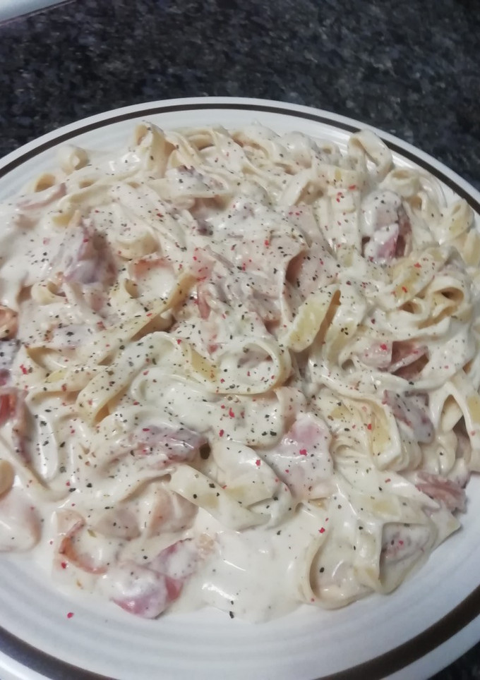 Una foto de Tagliatelle a la pimienta