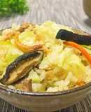 香菇高麗菜飯 【電鍋版】
