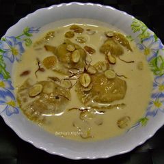 A picture of Ravioli Kheer.