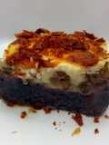Pastel de coliflor morada y ternera picada