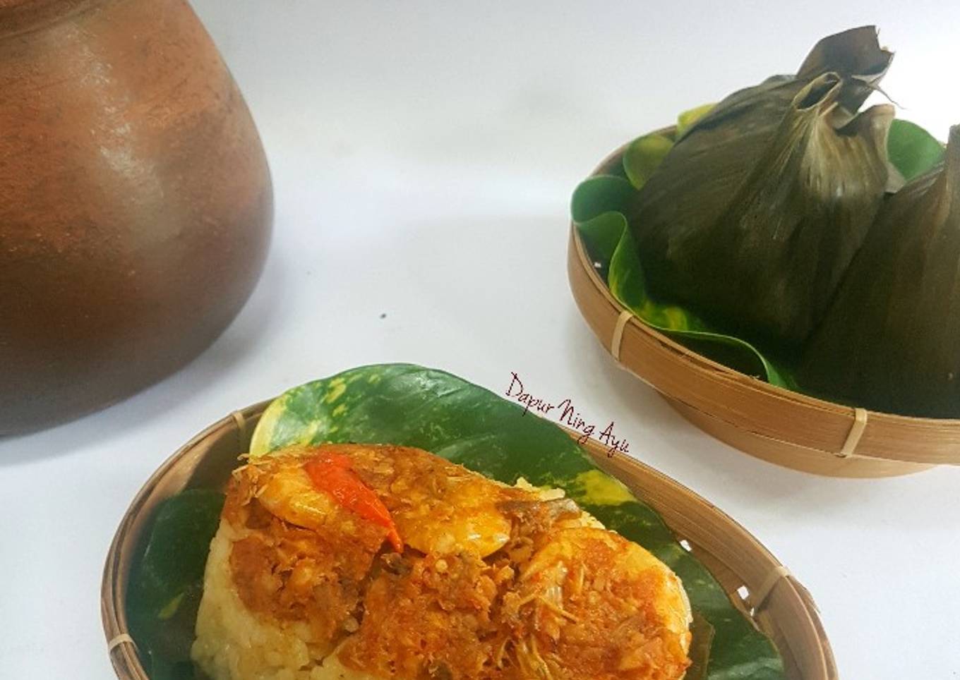 217. Nasi Gegok Ikan Asap dan Udang