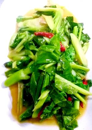 รูปของ ผัดคะน้าน้ำมันหอย