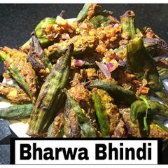 A picture of Bharwa Bhindi/Besan Wali Bhindi.