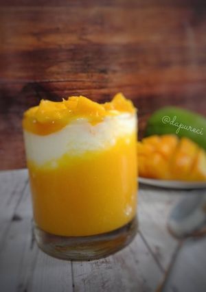 Foto resep Jus mangga (kekinian di tahun 2017)