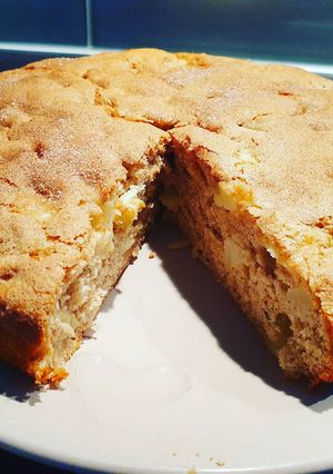 A picture of Healthy Apple cake!.