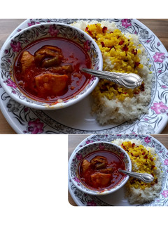 عکسی از دستور خورشت لوبیاسبز، سینه مرغ 😋
