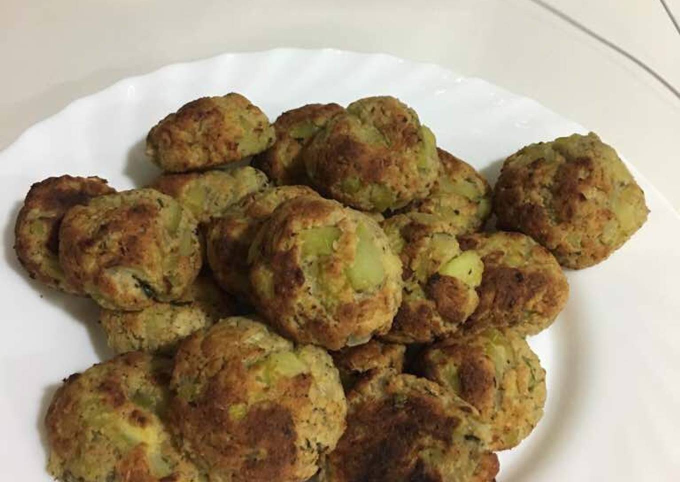 Albóndigas de judías blancas y calabacín