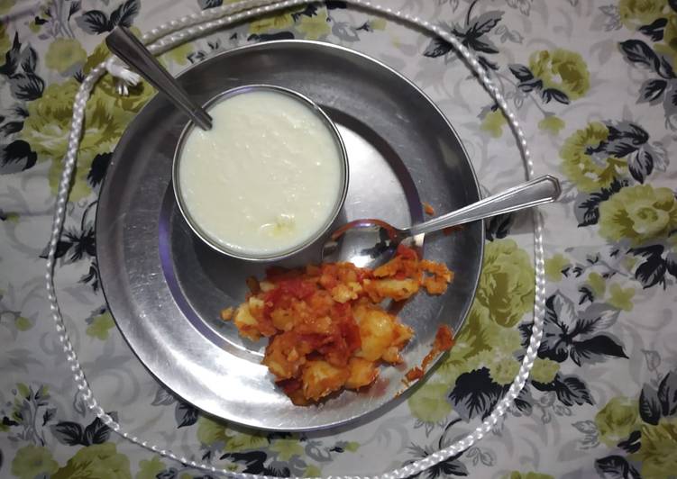 Fast wala kheer and aloo