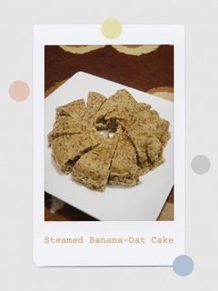 Foto resep Steamed Banana-oat Cake