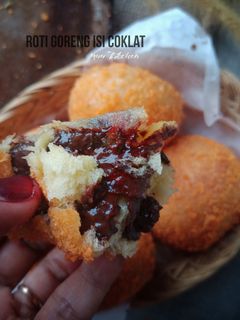 Foto resep Roti goreng isi selai coklat