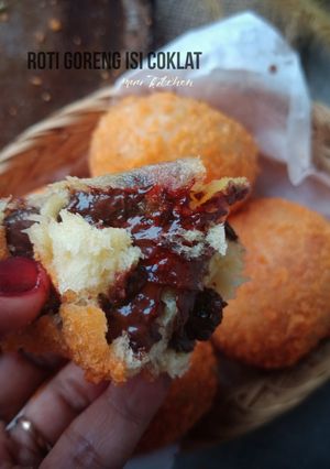 Foto resep Roti goreng isi selai coklat