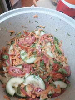 A picture of Vegetable salad.