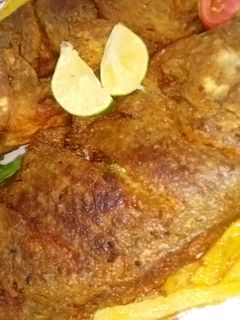 صورة لوصفة سمك مقلي على الطريقه السودانية