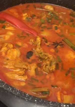 Gambar Kari Ayam tanpa Tumis versi Sugu Pavithra Simple