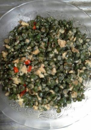 Foto resep Kacang panjang tumis telor
