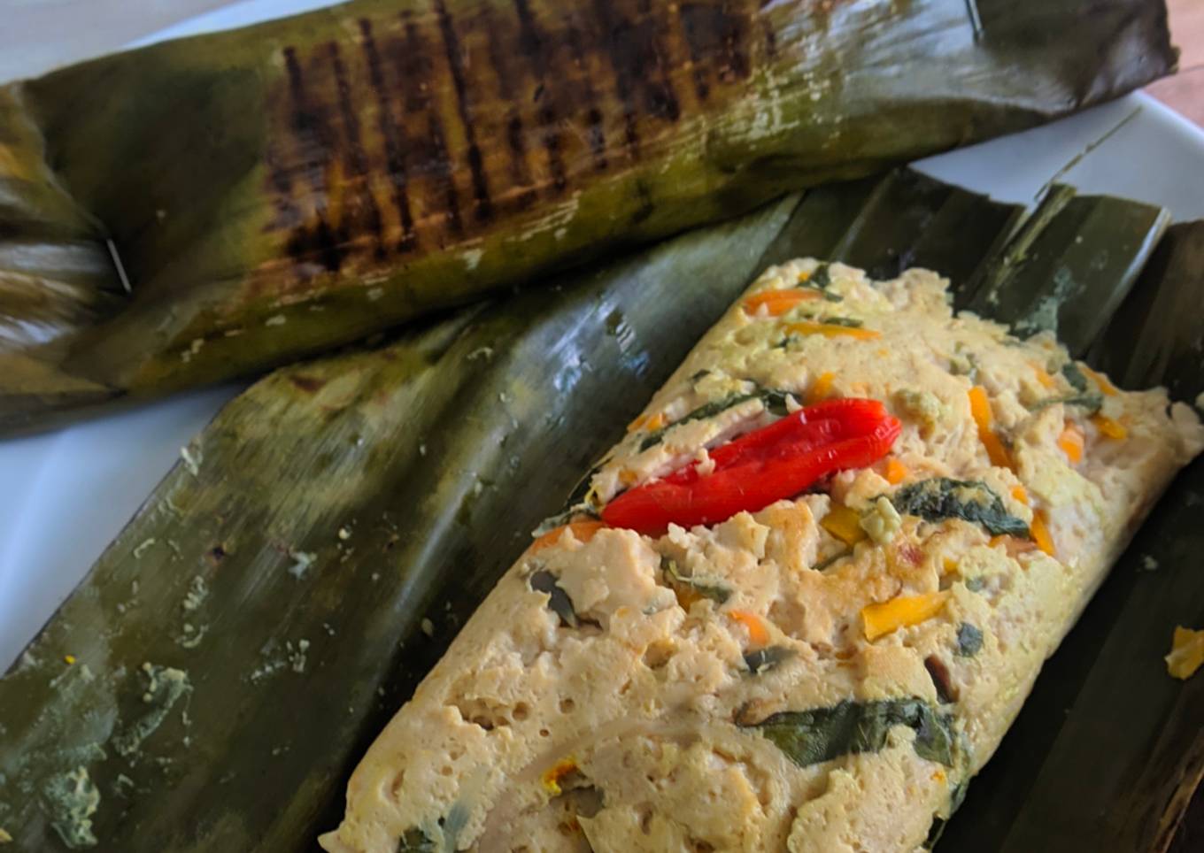 Pepes Tahu Jamur Tiram