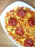 Gratin de penne au chorizo
