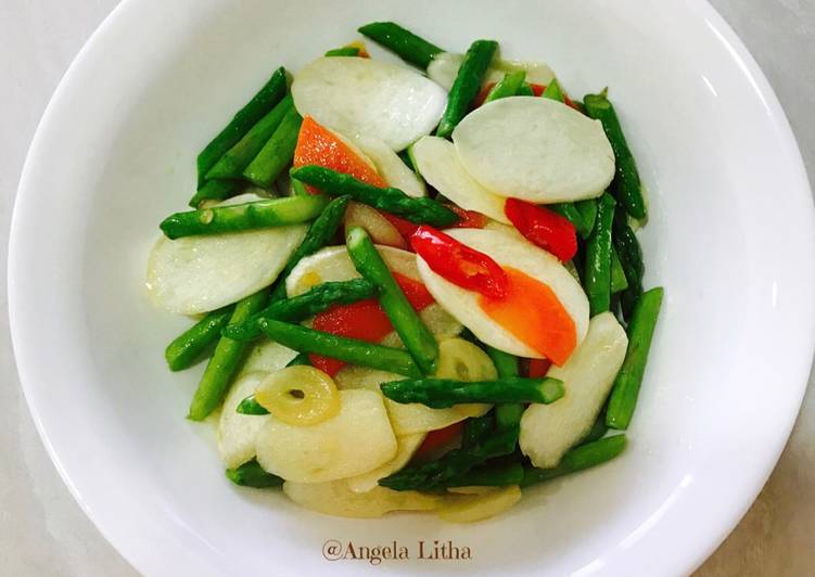 Tumis sayur asparagus #menusederhana&sehat