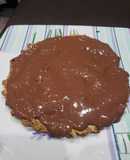 Tarta ganache de chocolate y dulce de leche low carb