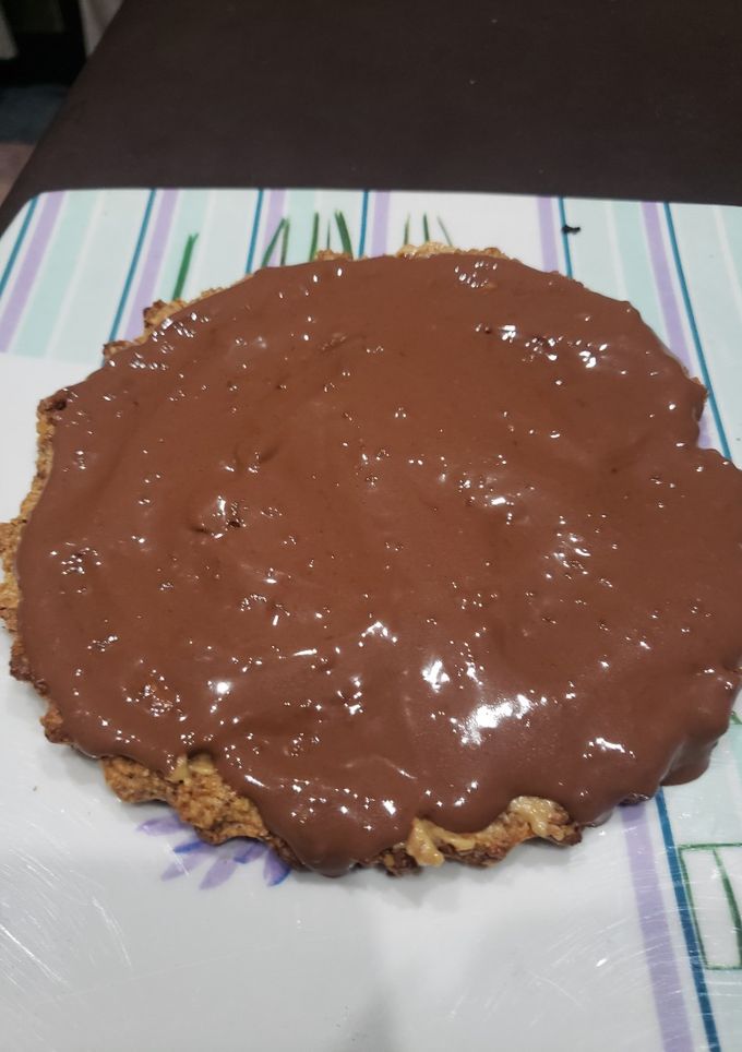 Una foto de Tarta ganache de chocolate y dulce de leche low carb