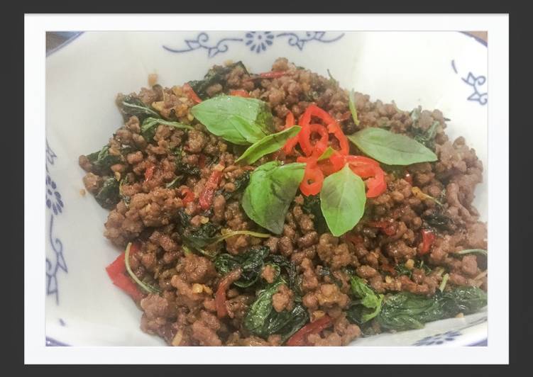 Get Inspiration of Thai Basil Beef (Pad Gra Prow)