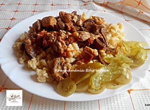 Vese-velő gazdagon recept fotója
